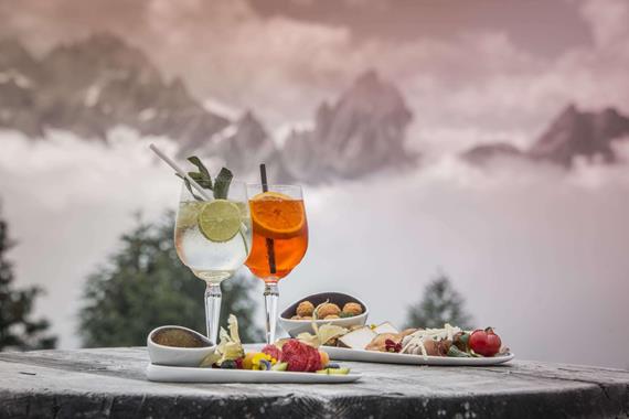 Aperitivo su 2.050 m