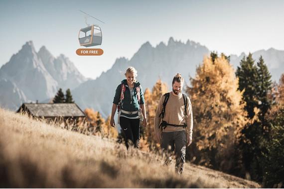 Vacanza autunnale - Impianti di risalita inclusi