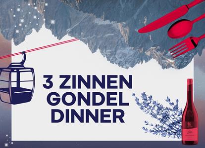 3 Zinnen Gondel Dinner