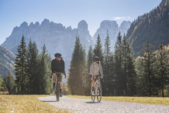 Esperienza in bici nella regione 3 Zinnen Dolomiti