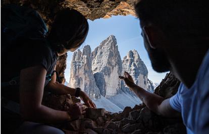 Vista alle Tre Cime
