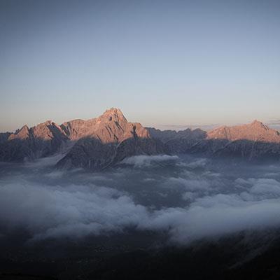Vista a 360° sulle Dolomiti